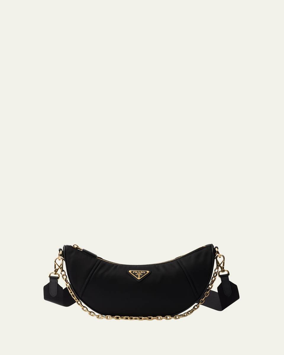 Demi-Lune Re-Nylon Shoulder Bag